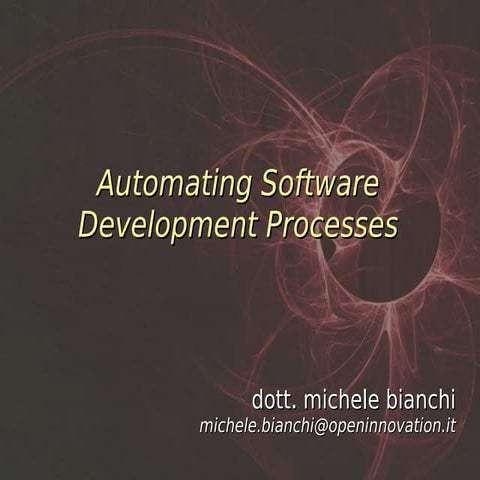 Automating Software Development Processes