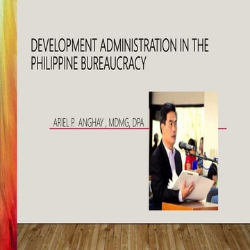 Development administration in the