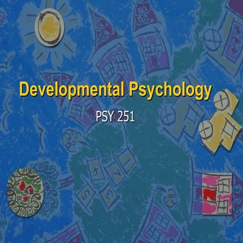 Developmental Psychology
