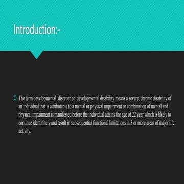 Developmental disorders.pptx