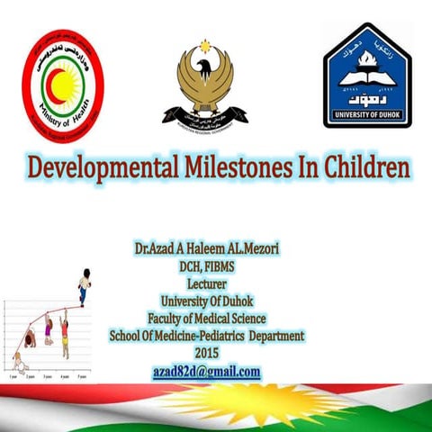 Developmental milestones in children for undergraduates