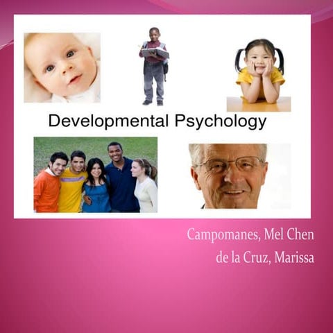 Developmental psychology