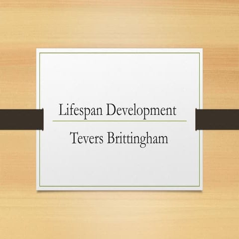 Developmental Psychology Social Psychology