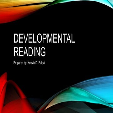 Developmental reading
