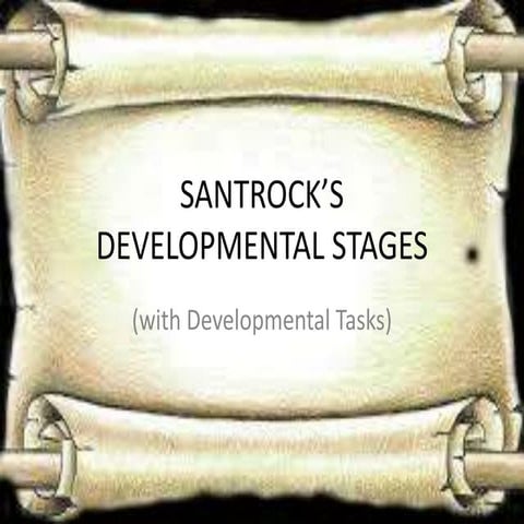 Santrock and Havighurst's Developmental Stages