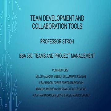 Development and collaboration tools (1)