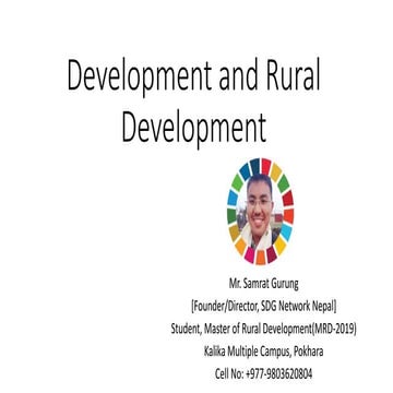 Development and rural development