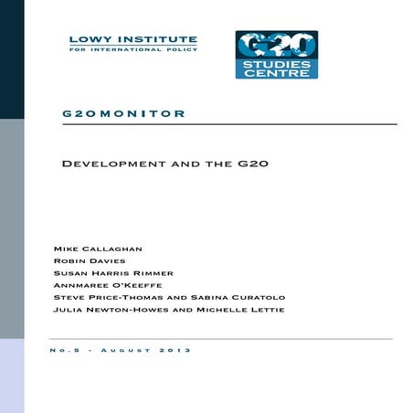 Development and the G20