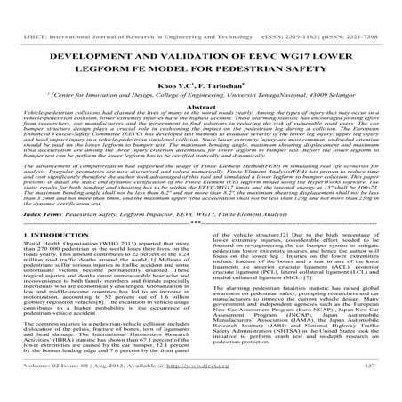 Development and validation of eevc wg17 lower