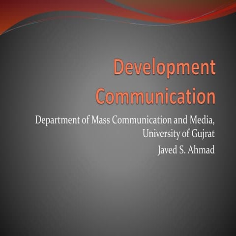 Development communication 