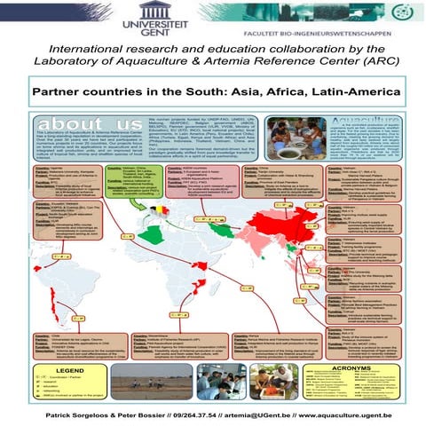 Development cooperation by the Laboratory of Aquaculture