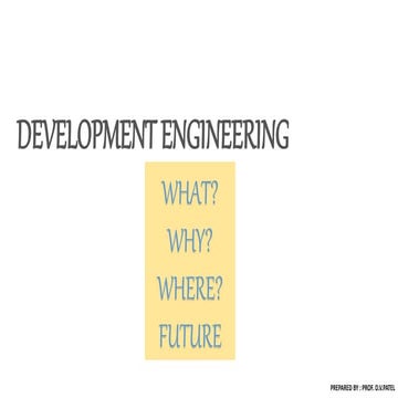 Development Engineering