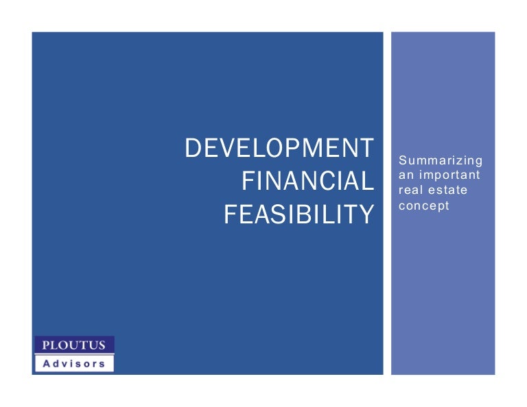 Real Estate Development Financial Feasibility process flow chart key 