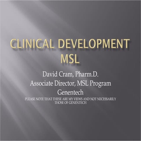 Development Msl