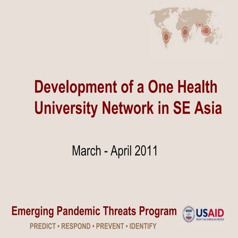 Development of a One Health University Network in South East Asia
