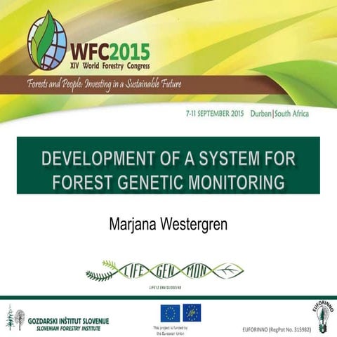 LIFEGENMON - Development of a system for forest genetic monitoring