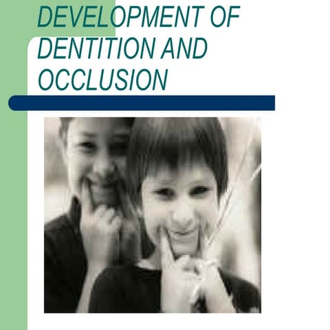 DEVELOPMENT OF DENTITION & OCCLUSION. Spacing in mixed Dentition.ppt
