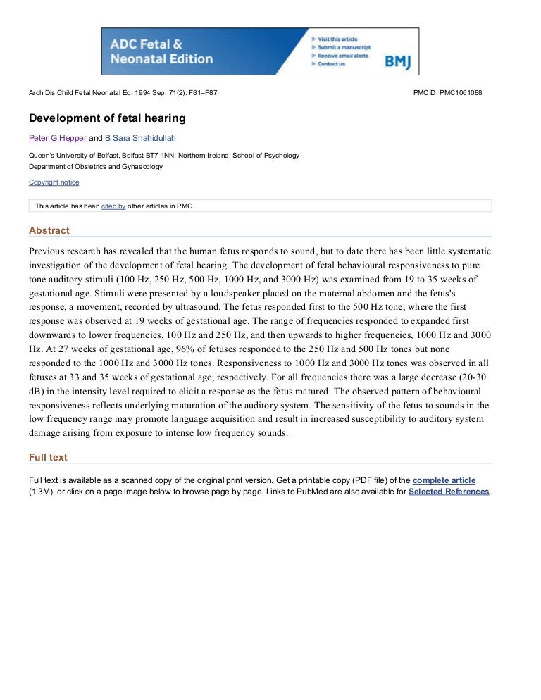 adc fetal and neonatal