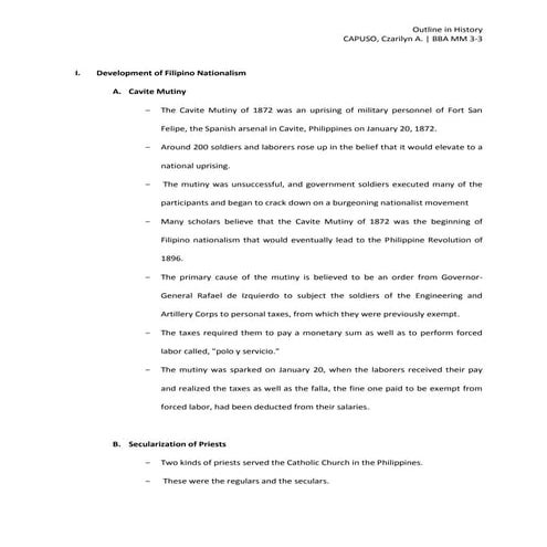 Filipino Nationalism