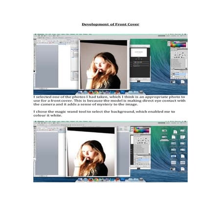 Development of front coverroughcut