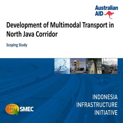 Development of multimodal transport in north java corridor
