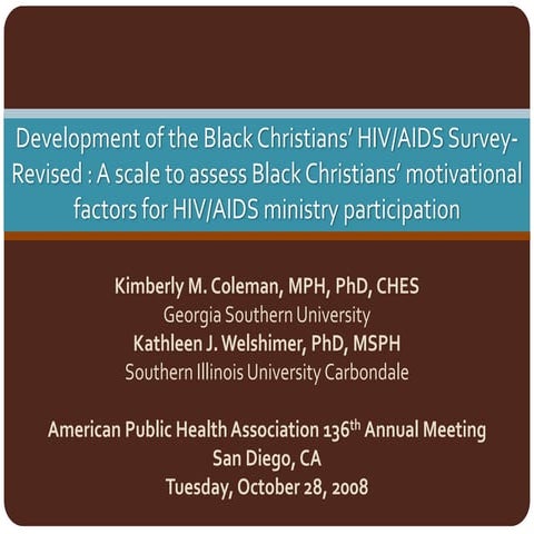 Development Of The BCHAS-R