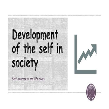 Development of the self in society