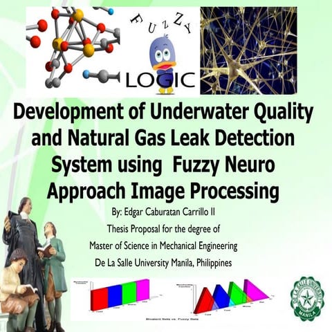 Development of underwater quality and natural gas leak detection system using...