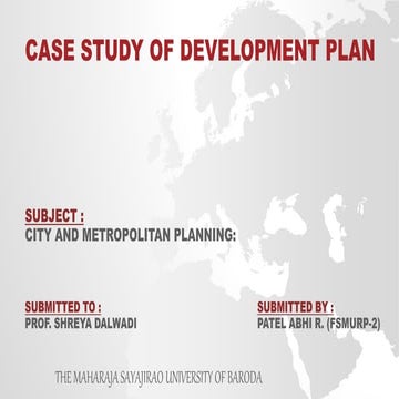 Development plan  case study (nagpur &amp; lasvegas)