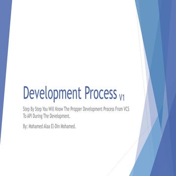 Simple and Effective Development Process For Software v1