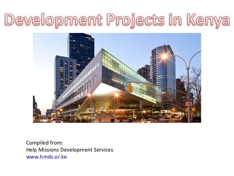 Development projects in kenya