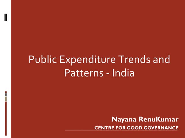 Development strategies   public exp - india