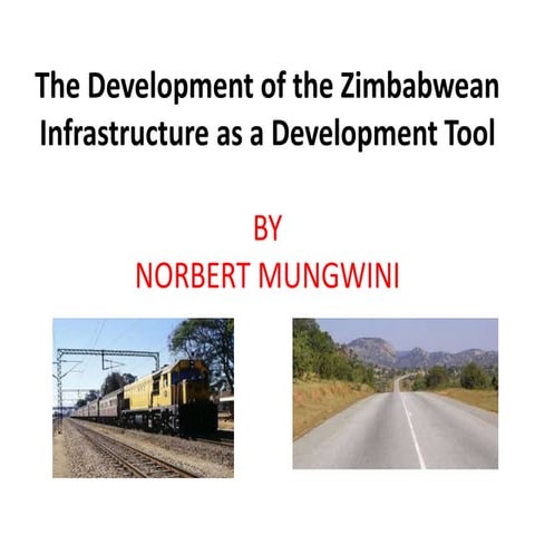 Status Infrastructure in Zimbabwe | PPT