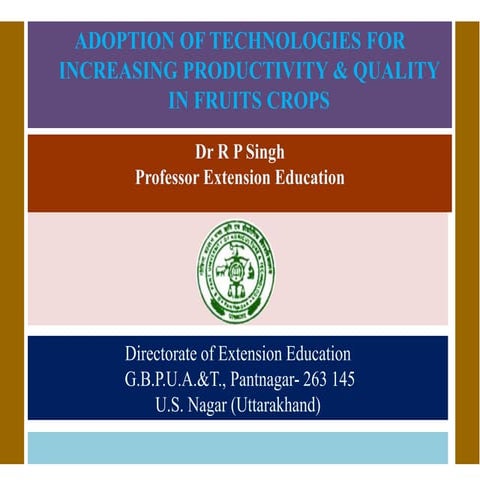 Development through horticulture in changing scenario