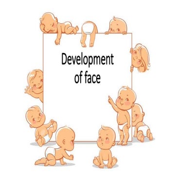 Development of face | PPTX