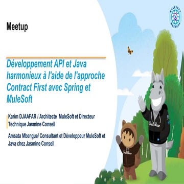 Développement API et Java harmonieux à l'aide de l'approche Contract ...