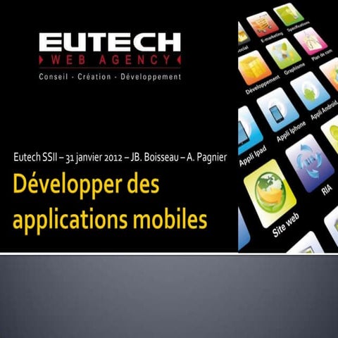 Developper une application mobile