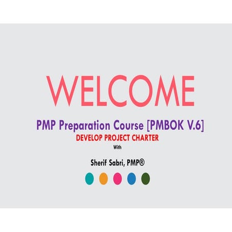 Develop project charter