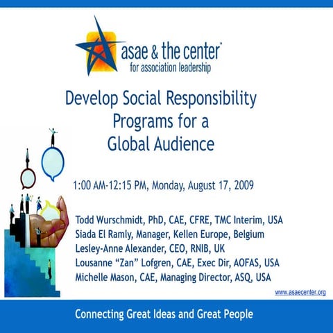 Develop Social Responsibility Programs For A Global Audience