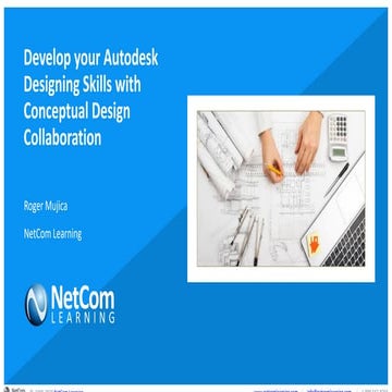 Webinar - Develop your autodesk designing skills with conceptual design colla...