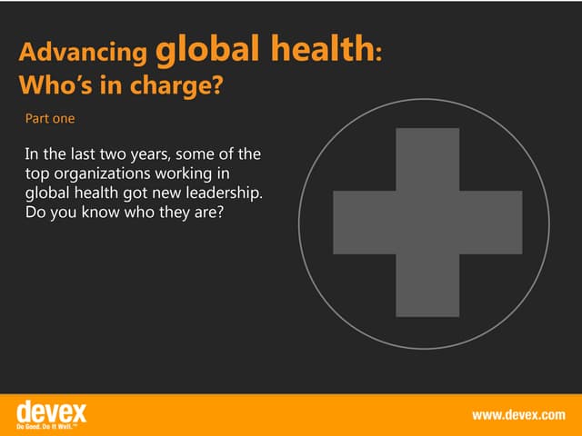 Advancing Global Health