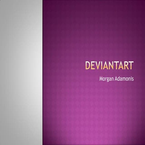 Deviantart presentation1