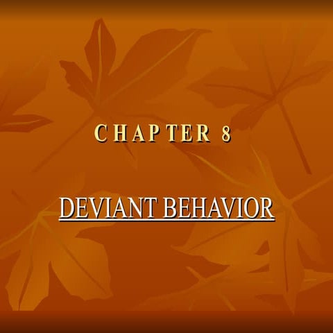 Deviant Behavior Sumugat