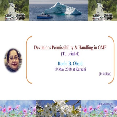 Deviations Permissibility & Handling in GMP