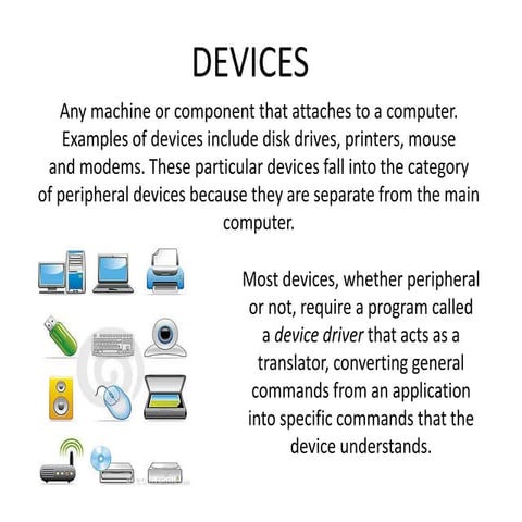 Peripheral Devices Examples