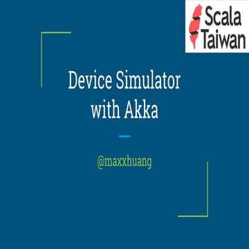 Device Simulator with Akka
