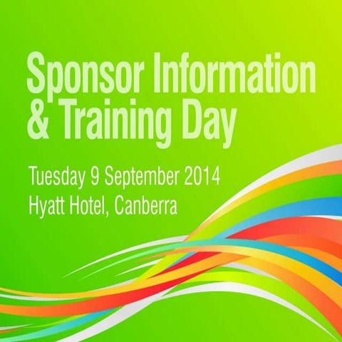 Sponsor Information and Training day Session A2 - Medical Devices Changes(I):...