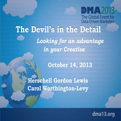  The Devil’s in the Detail