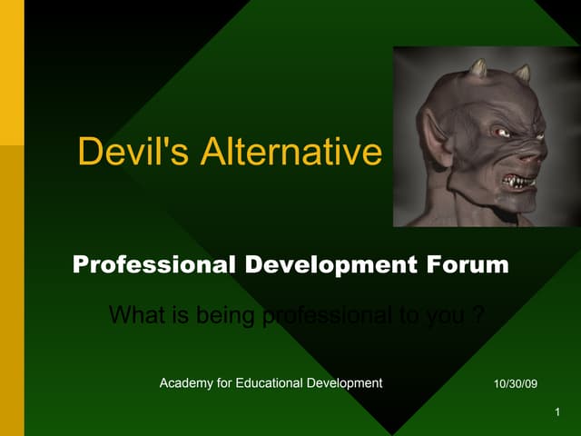 Devils Alternative