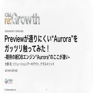 20141216 CM re:Growth Previewが通りにくい...